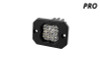 Diode Dynamics Stage Series C1 LED Pod Pro - White Flood Flush RBL Each - DD6476S