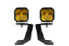 Diode Dynamics 18-21 Subaru Crosstrek Pro SS3 LED Ditch Light Kit - Yellow Combo - DD6561