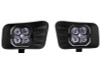 Diode Dynamics SS3 Ram Horizontal LED Fog Light Kit Pro - White SAE Driving - DD6681