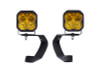 Diode Dynamics 10-21 Toyota 4Runner SS3 LED Ditch Light Kit - Sport Yellow Combo - DD6747