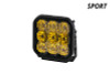 Diode Dynamics SS5 LED Pod Sport - Yellow Combo (Single) - DD6772S