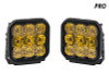 Diode Dynamics SS5 LED Pod Pro - Yellow Flood (Pair) - DD6779P