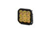 Diode Dynamics SS5 LED Pod Pro - Yellow Flood (Single) - DD6779S