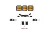 Diode Dynamics SS5 Sport Universal CrossLink 3-Pod Lightbar - Yellow Combo - DD6793