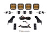 Diode Dynamics Jeep JL SS5 4-Pod CrossLink Grille Lightbar Kit Sport - Yellow Combo - DD6827