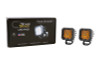 Diode Dynamics Stage Series C1 LED Pod - Yellow SAE Fog Standard ABL (Pair) - DD6848P