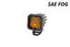 Diode Dynamics Stage Series C1 LED Pod - Yellow SAE Fog Standard ABL Each - DD6848S