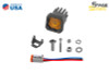 Diode Dynamics Stage Series C1 LED Pod - Yellow SAE Fog Standard ABL Each - DD6848S