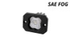 Diode Dynamics Stage Series C1 LED Pod - White SAE Fog Flush ABL Each - DD6850S
