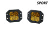 Diode Dynamics SS3 Sport ABL - Yellow Combo Flush (Pair) - DD6926P