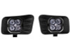 Diode Dynamics SS3 Sport Type Ram Horiz Kit ABL - White SAE Fog - DD7076