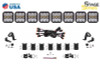 Diode Dynamics SS5 Sport Universal CrossLink 8-Pod Lightbar - Yellow Driving - DD7215