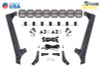 Stage Series Windshield Bracket Kit for 07-18 Jeep JK Wrangler (No Lights) - DD7223P