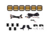 Diode Dynamics Bronco SS5 6-Pod CrossLink Grille Lightbar Kit Sport - Yellow Combo - DD7236