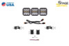 Diode Dynamics SS5 Pro Universal CrossLink 3-Pod Lightbar - White Combo - DD7238