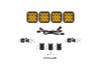 Diode Dynamics SS5 Pro Universal CrossLink 4-Pod Lightbar - Yellow Driving - DD7253