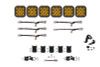Diode Dynamics SS5 Pro Universal CrossLink 6-Pod Lightbar - Yellow Driving - DD7257