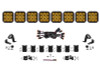 Diode Dynamics SS5 Pro Universal CrossLink 8-Pod Lightbar - Yellow Driving - DD7261