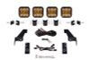 Diode Dynamics Jeep JL SS5 4-Pod CrossLink Grille Lightbar Kit Pro - Yellow Combo - DD7269