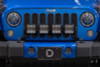 Diode Dynamics Jeep JK SS5 4-Pod CrossLink Grille Lightbar Kit Pro - White Combo - DD7272
