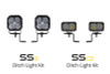 Diode Dynamics 21-22 Ford F-150 SS3 Stage Series Backlit Ditch Light Kit - Pro White Combo - DD7371