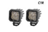 Diode Dynamics Stage Series C1R - White Flood Standard LED Pod (Pair) - DD7423P