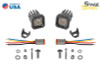 Diode Dynamics Stage Series C1R - White Flood Standard LED Pod (Pair) - DD7423P