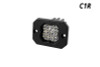 Diode Dynamics Stage Series C1R - White Flood Flush Mount LED Pod (one) - DD7427S