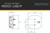 Diode Dynamics Stage Series Rock Light Surface Mount Adapter Kit (one) - DD7462