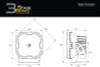 Diode Dynamics SS3 LED Bumper 1 1/4 In Roll Bar Kit Pro - White SAE Fog (Pair) - DD7693