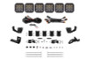 Diode Dynamics Prinsu/Sherpa Roof Rack SS5 6-Pod CrossLink Mounting Kit - Sport White Driving - DD7818