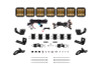 Diode Dynamics Prinsu/Sherpa Roof Racks- SS5 7-Pod CrossLink Mounting Kit - Pro Yellow Combo - DD7829