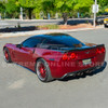EOS ZR1 Extended Rear Spoiler Hydro-Dip Carbon Fiber - C6 Corvette Base / GS / Z06 / ZR1 (SPOILER-218-CFLK)