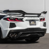 EOS Rear High Wing Spoiler Conversion w. Trunk Lid Panel - Carbon Fiber - C8 Corvette Stingray (SPOILER-606-BKCF (COMBO A))