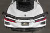 EOS Rear High Wing Spoiler Conversion w. Trunk Lid Panel - Carbon Fiber - C8 Corvette Stingray (SPOILER-606-BKCF (COMBO A))