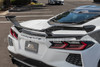 EOS Rear High Wing Spoiler Conversion w. Trunk Lid Panel - Carbon Fiber - C8 Corvette Stingray (SPOILER-606-BKCF (COMBO A))