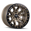 Dirty Life 9303 DT-1 17x9 / 5x127 BP / -12mm Offset / 78.1mm Hub Satin Gold Wheel - Sim. Beadlock - 9303-7973MGD12