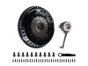 DKM Clutch 2.0 VW/Audi A3 TSI 8 Bolt Motor MS Twin Disc Clutch w/Steel Flywheel (660 ft/lbs Torque) - MS-034-060