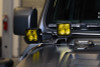 DV8 Offroad 3in Elite Series LED Amber Pod Light - BE3EW40W-A