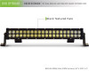 DV8 Offroad BRS Pro Series 50in Light Bar 300W Flood/Spot 3W LED - Black - BR50E300W3W