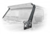 DV8 Offroad 2018+ JL/Gladiator Picatinny Rail A-Pillar Pod LED Light Mount - D-JL-190052-PIL
