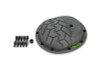 DV8 Offroad HD Dana 30 Diff Cover Cast Iron Gray Powdercoat - D-JP-110001-D30