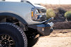 DV8 Offroad 2021+ Ford Bronco Front Bumper Winch Capable w/ Optional Bull Bar/Aux Light Opening - FBBR-01