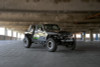 DV8 Offroad 07-23 Jeep Wrangler/Gladiator JT/JK/JL FS-25 Stubby Front Bumper w/Plated Bull Bar - FBJL-06