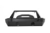 DV8 Offroad 07-23 Jeep Wrangler/Gladiator JT/JK/JL FS-25 Stubby Front Bumper w/Plated Bull Bar - FBJL-06