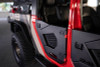 DV8 Offroad 18-22 Jeep Wrangler JL/JT Spec Series Half Doors - Rear Set - HDJL-02R
