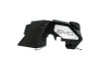 DV8 Offroad 07-18 Jeep Wrangler JK Front Aluminum Inner Fender w/ Rock Lights - Black - INFEND-01FBRL