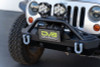 DV8 Offroad Fairlead Mounted Flip-Up License Plate Bracket - LPBM-02