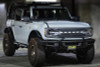 DV8 Offroad 21-22 Ford Bronco Factory Front Bumper Licence Relocation Bracket - Front - LPBR-01