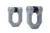 DV8 Offroad Elite Series D-Ring Shackles - Pair (Gray) - UNSK-01GR